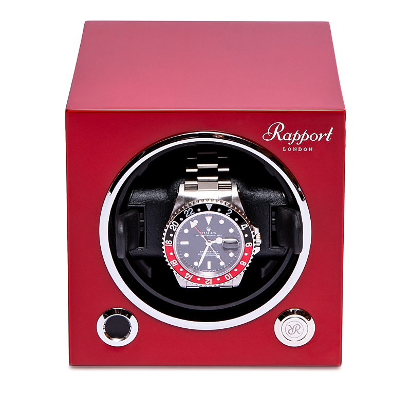 Rapport London Evolution Mkiii Single Watch Winder In Red