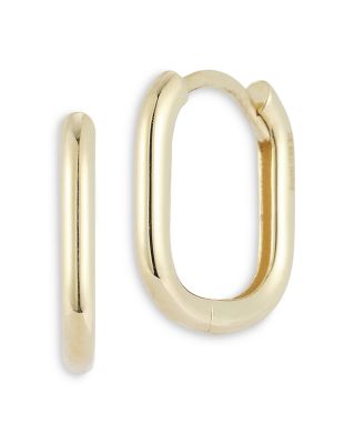 Alberto Amati - 14K Yellow Gold Polished Small Oval Hoop Earrings