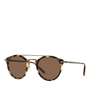 Oliver Peoples Remick Round Sunglasses, 50mm