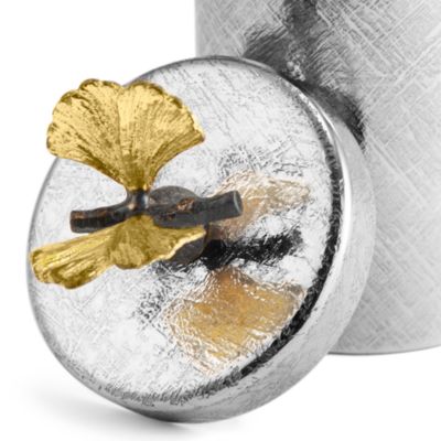 Butterfly Ginkgo Round Container