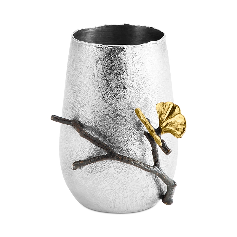 Michael Aram Butterfly Ginkgo Toothbrush Holder In Silver