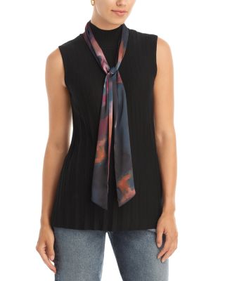 Watercolor Crepe de Chine Scarf