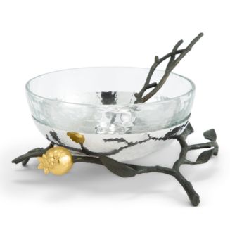 Michael Aram Pomegranate Glass Bowl & Serving Spoon | Bloomingdale's