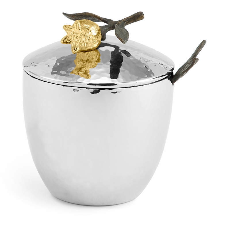 Michael Aram Pomegranate Sugar Pot & Spoon Set