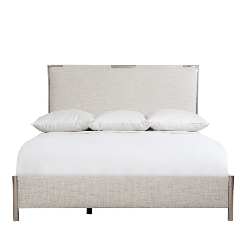 Bernhardt Modulum Panel Bed, King In Cream