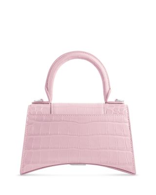 Hourglass XS Handbag Crocodile Embossed