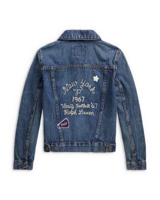 ジャケット・アウター Polo Ralph Lauren 1967 Denim Jacket Polo Ralph Lauren 1967 Blue Denim Button Jacket USA Flag