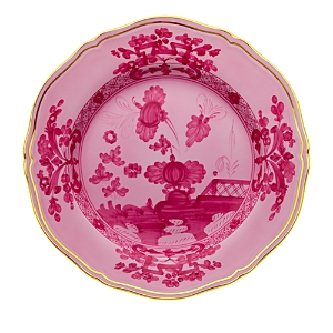 Ginori 1735 Oriente Italiano Flat Dinner Plate In Pink
