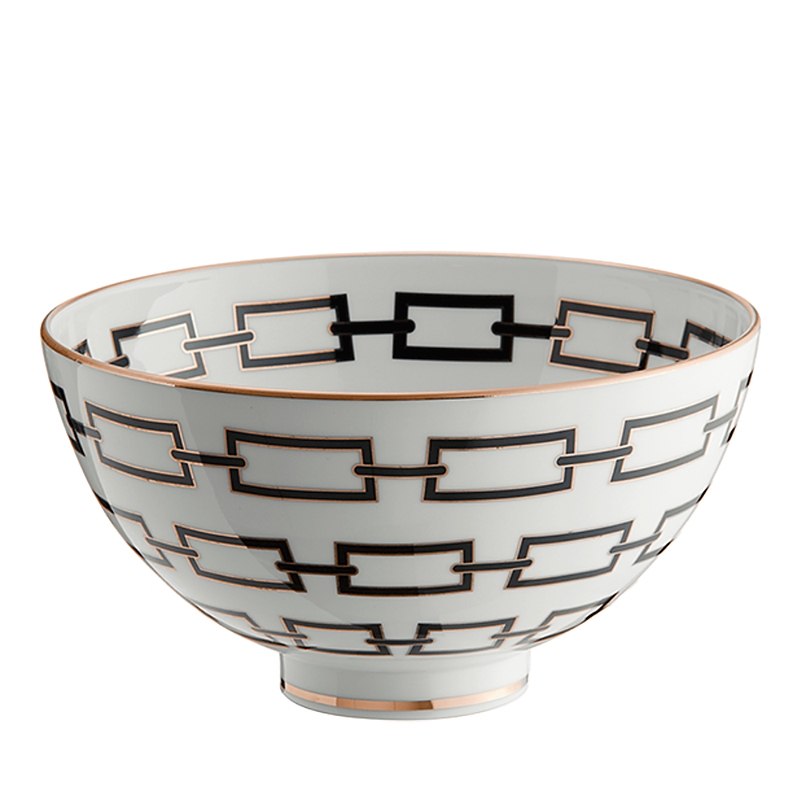 Ginori 1735 Gio Ponti Catene Bowl In Black