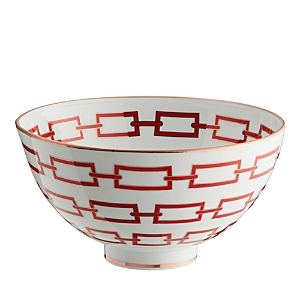 Ginori 1735 Catene Bowl In Red