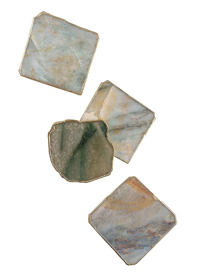 GAURI KOHLI Dazzle Aventurine Coasters, Set of 4 Bloomingdale's