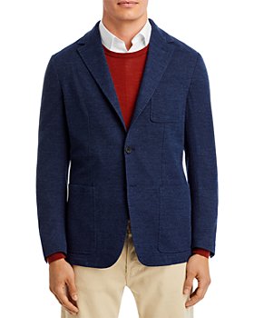 Canali - Melange Birdseye Jersey Regular Fit Sport Coat