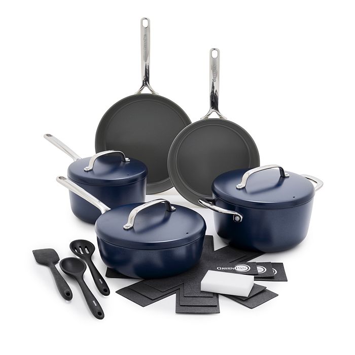 GreenPan GP5 15 Piece Ceramic Nonstick Cookware Set Bloomingdale's