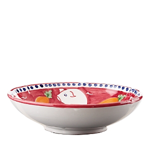 Shop Vietri Campagna Porco Coupe Pasta Bowl In Red