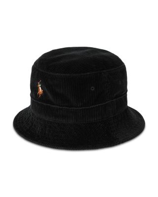 Polo Ralph Lauren - Cotton Corduroy Logo Embroidered Bucket Hat