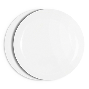 Richard Brendon Coupe Side Plate, Set Of 2 In White