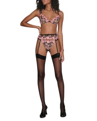 Fleur du Mal Rose And Thorns Garter Belt