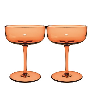 Villeroy & Boch Like Champagne, Set Of 2 In Apricot