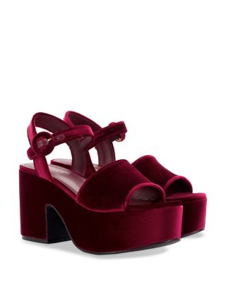 Women's Miso Ankle Strap Slingback Platform Sandals