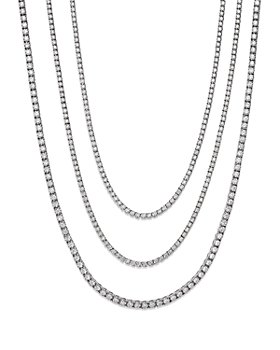 Bloomingdale's - Diamond Classic Tennis Necklaces in 14K White Gold, 3.0-7.0 ct. t.w. - 100% Exclusive