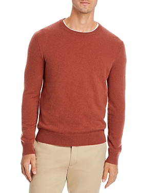 The Men's Store At Bloomingdale's Cashmere Crewneck Sweater - 100% Exclusive In Brick