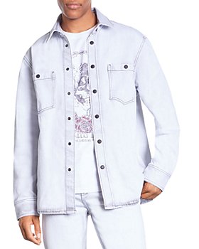 The Kooples - Denim Loose Fit Button Down Shirt
