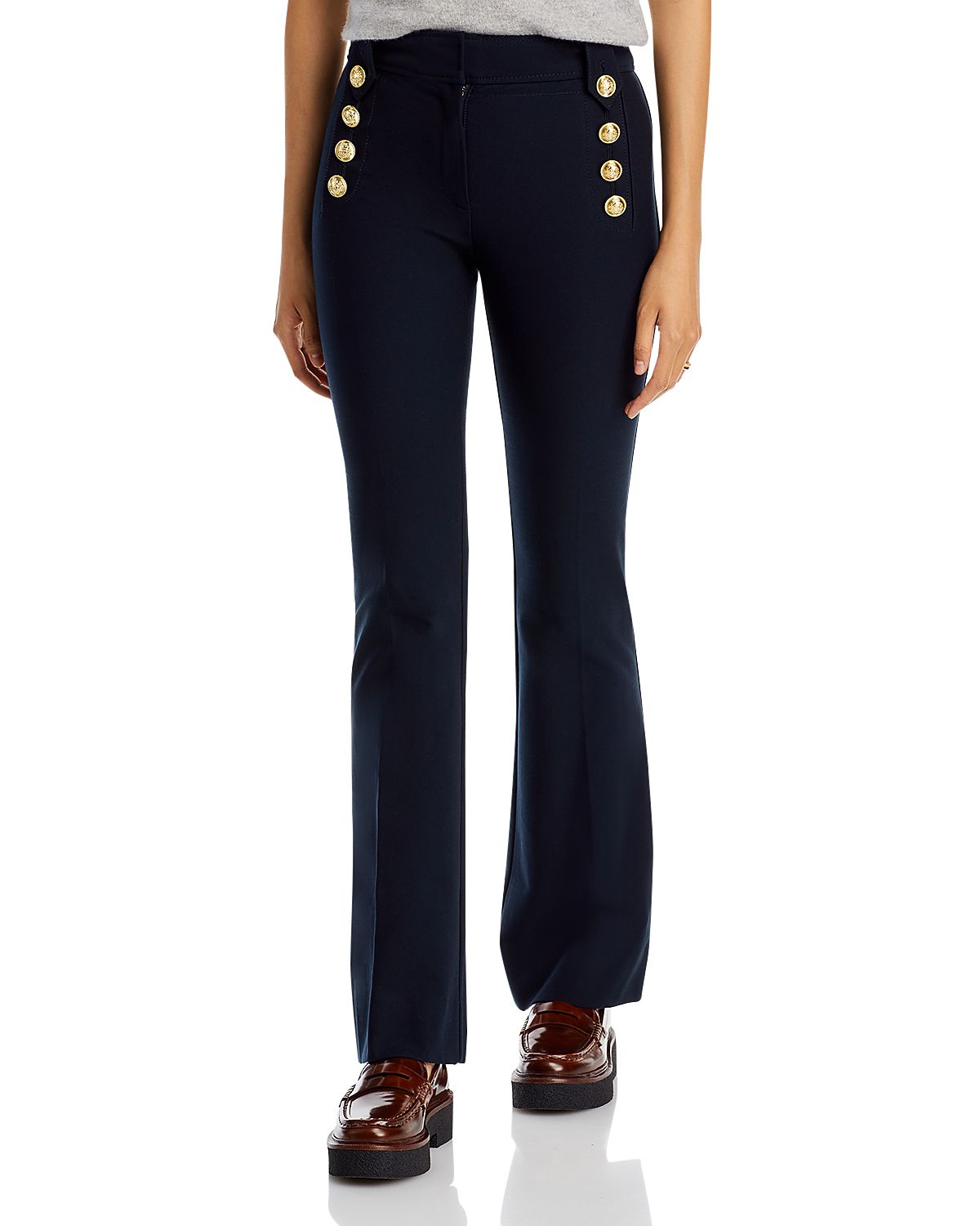 Derek Lam 10 Crosby Robertson Flare Hem Pants