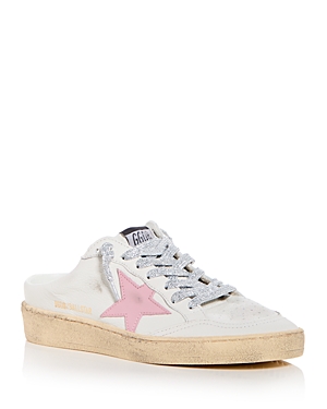 Shop Golden Goose Women's Ball Star Mule Sneakers In White Antique