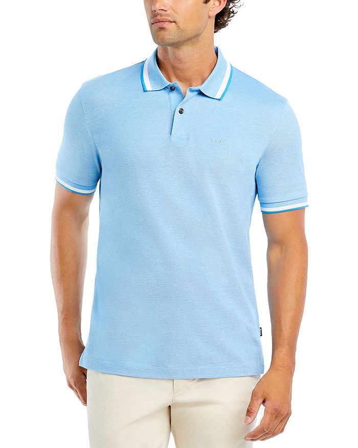 BOSS Parlay Cotton Regular Fit Polo Shirt | Bloomingdale's