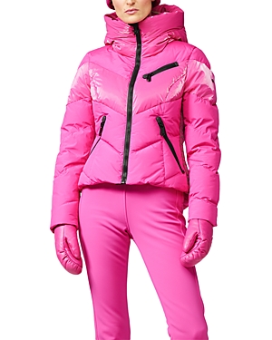 Shop Goldbergh Moraine Fill Ski Jacket In Passion Pink