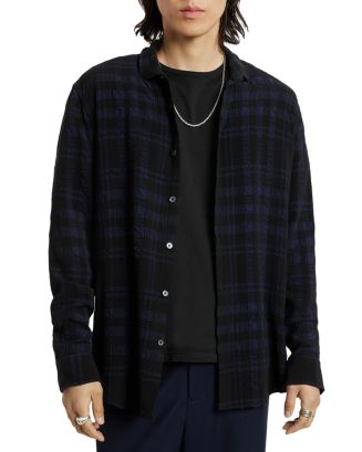 John Varvatos Slim Fit Button Front Shirt | Bloomingdale's