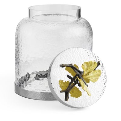 Butterfly Ginkgo Cookie Jar