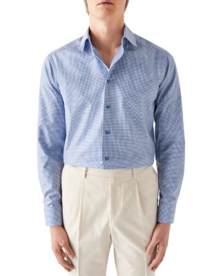 Eton - Contemporary Fit Micro Check Shirt