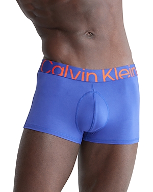 Shop Calvin Klein Future Shift Stretch Mid Rise Logo Waistband Boxer Briefs In Spectrum Blue