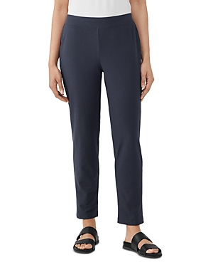 Eileen Fisher Slim Fit Ankle Pants In Noctn