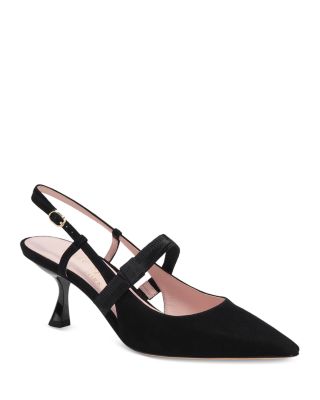 Women's Maritza 64mm Leather Slingback Mules In Black