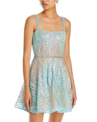 sequin new years dress Sequin Halter Midi Dress For Women, Birthday ,New Year Eve Prom Dress-   Bridal Glee