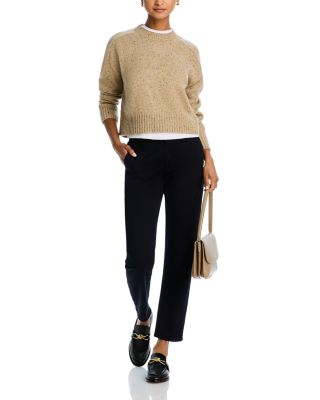 AG Jeans Caden High Rise Tailored Trouper – Pantalone Donna Vita Alta, Colore Super Black, Taglia 27