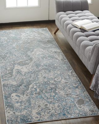 Azure Runner Area Rug, 2'10" x 7'10"