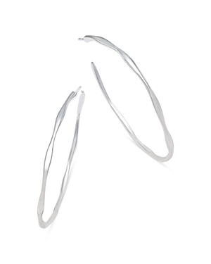 Ippolita Sterling Silver #4 Hoop Earrings