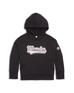Moncler Girls' Logo Hoodie - Big Kid In Black