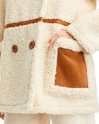 STAND STUDIO Chloe Faux Shearling Jacket | Bloomingdale's