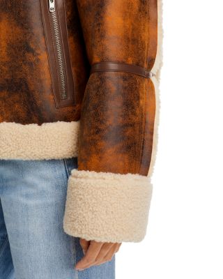 【STAND STUDIO】LESSIE ジャケット STAND STUDIO Lessie Faux Shearling Jacket | Bloomingdale's