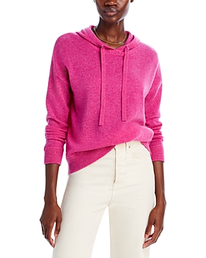 C By Bloomingdale's Cashmere Pullover Cashmere Hoodie - 100% Exclusive In Rose Heather