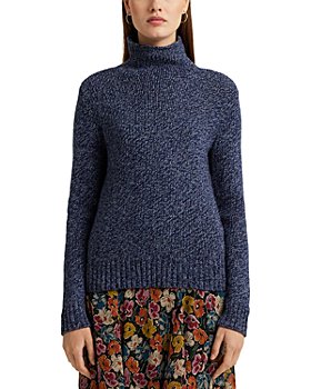 Women's Monogram Sweater - Blue with navy sequin – Branche