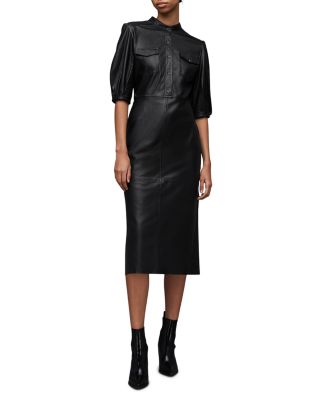 ALLSAINTS Jackie Leather Dress | Bloomingdale's Women
