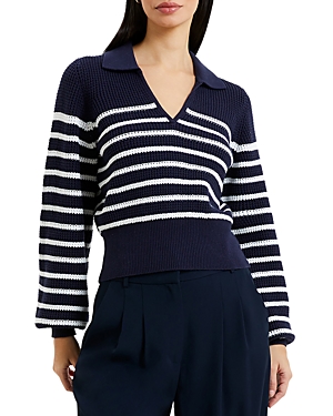 French Connection Mozart Relaxed Sweater In Dutchess Blue