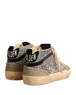 Women's Mid Star Glitter Mid Top Sneakers