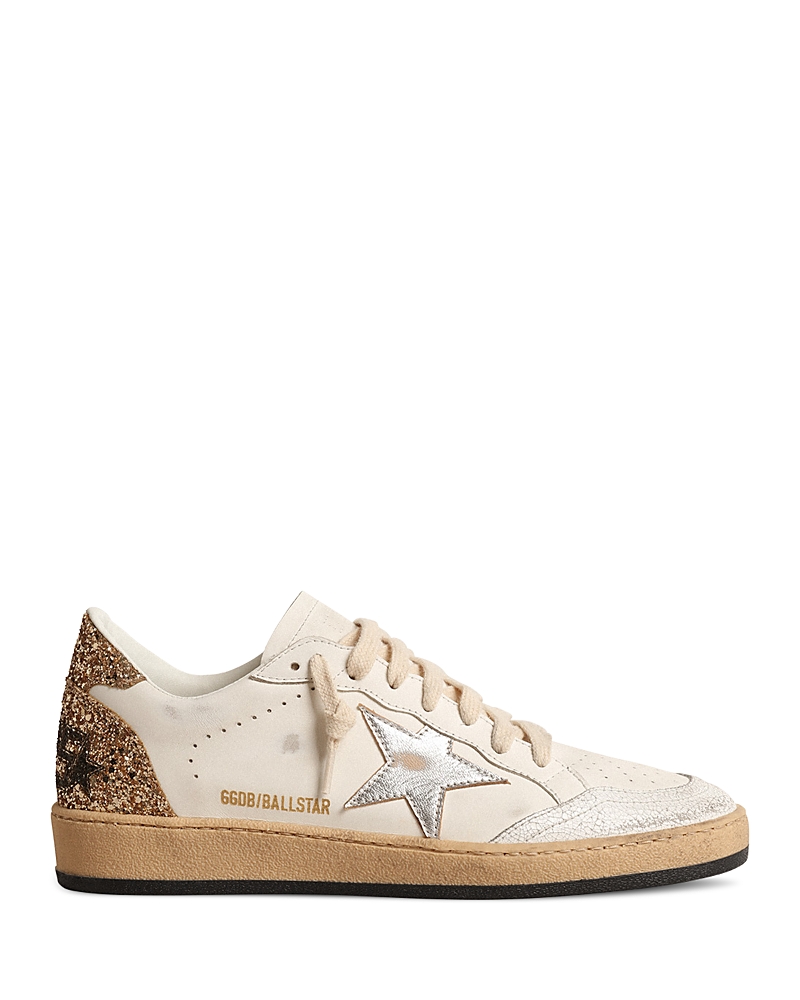 Golden Goose Women's Ball Star Glitter Low Top Sneakers
