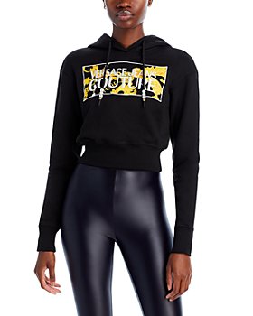 Versace Jeans Couture - Embroidered Cropped Sweatshirt